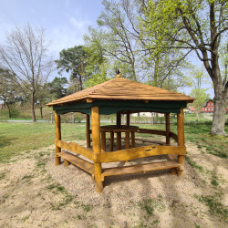 Spielart Pavillon Unterstand Holz 4853