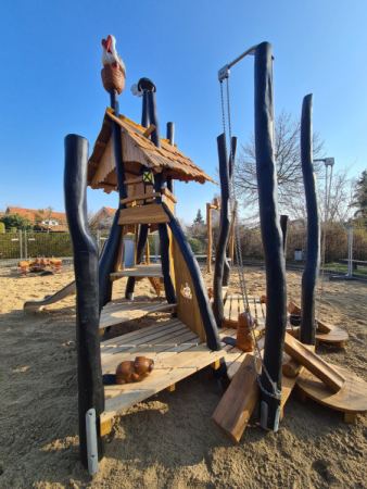 Spielplatz Sandspiel Sandspielplatz Backtisch Biber und Storch 4832