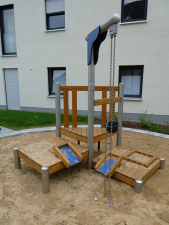 Spiel Bau Sandspiel Spielplatz