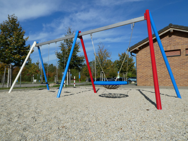 Spiel Bau Doppelschaukel Vogelnestschaukel Maritim