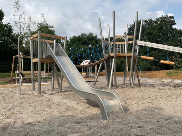 Spiel Bau Spielturm Edelstahl Spielplatzgestaltung 5169