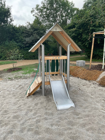 Spiel Bau kleiner Spielturm U3 Edelstahl