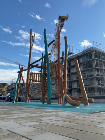 Spielart Kletteranlage Spielplatz Robinienholz 5198