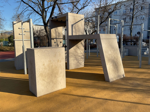 Dresden Haenel Clauss Strasse Parkoursanlage  5322