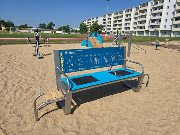 Seelow Trimm Dich Pfad Sportbank Spielbau Fitnessgerate Outdoor 5394