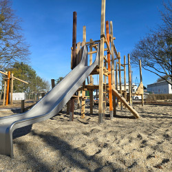 Spielplatzgestaltung Eichenkantholz Individuell Spielplatz Unikate 5332