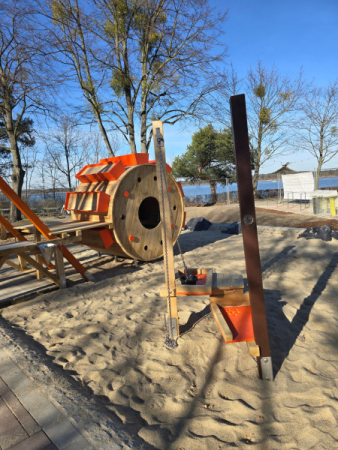 Spielplatzgestaltung Eichenkantholz Individuell Spielplatz Unikate 5335