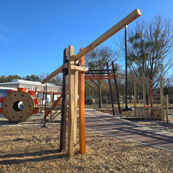 Spielplatzgestaltung Eichenkantholz Individuell Spielplatz Unikate 5336